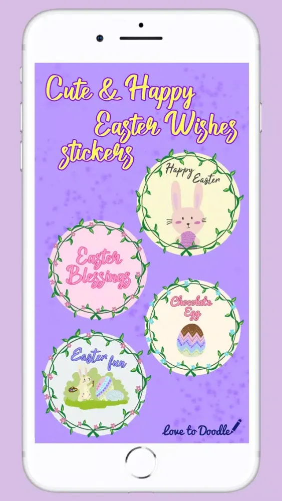 Cute & Happy Easter Wishes 스크린샷