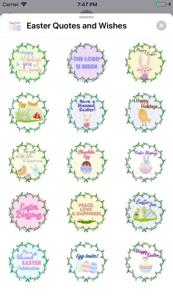 Cute & Happy Easter Wishes 스크린샷