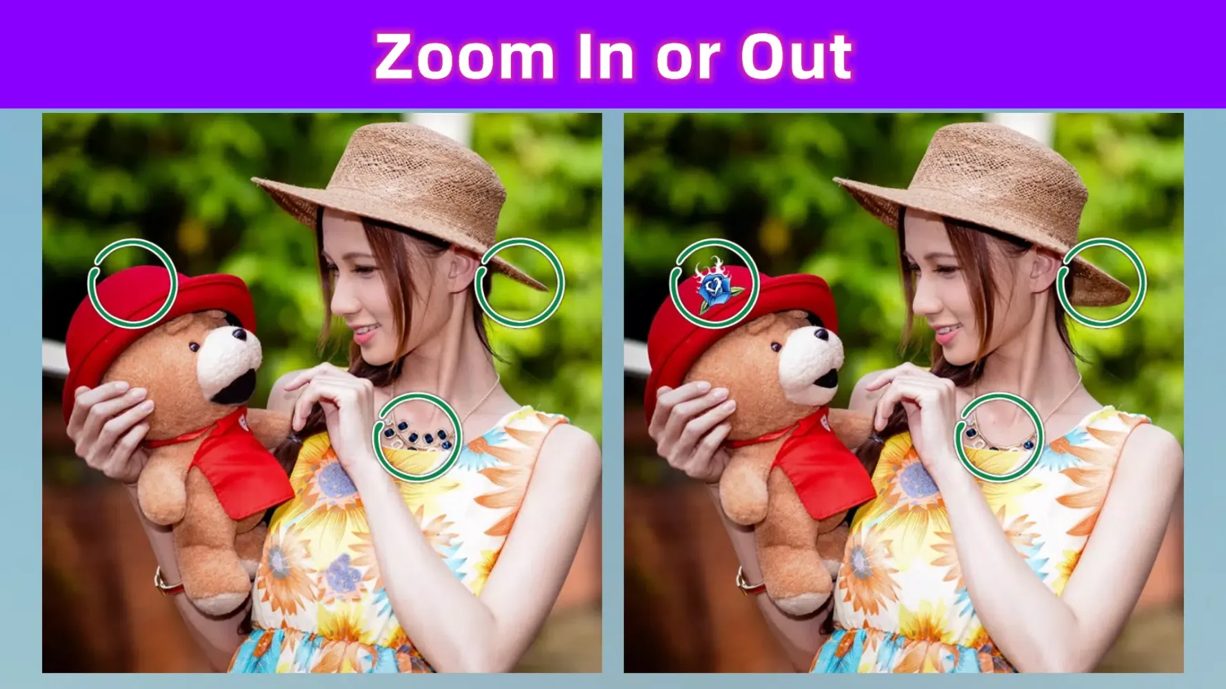 Spot Differences Puzzle Game Screenshots