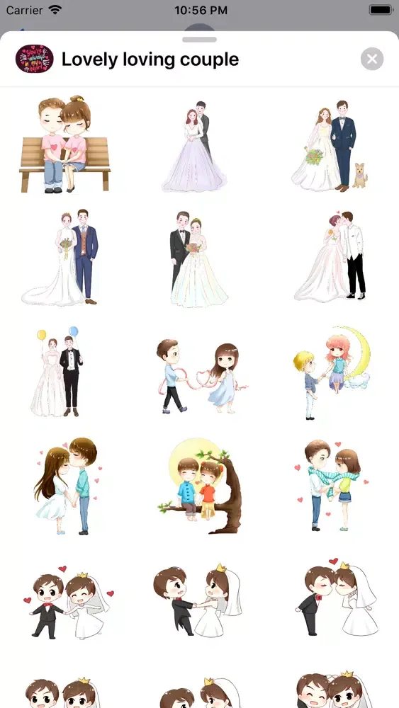 Capturas de tela do Lovely loving couple