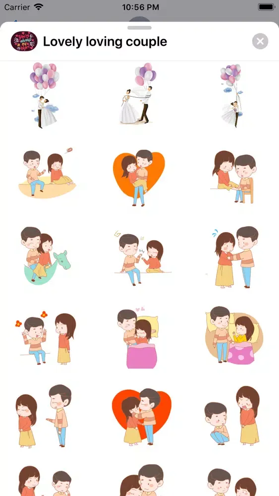 Capturas de tela do Lovely loving couple