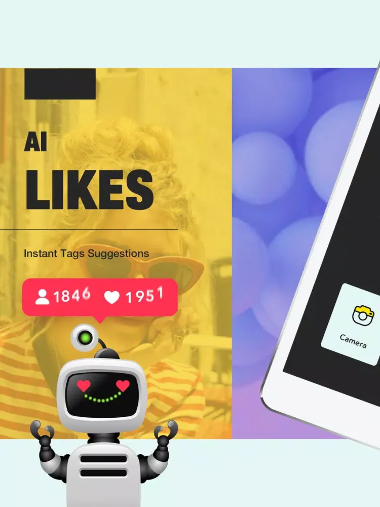 صور Double Likes via Smart AI Tags iPad 