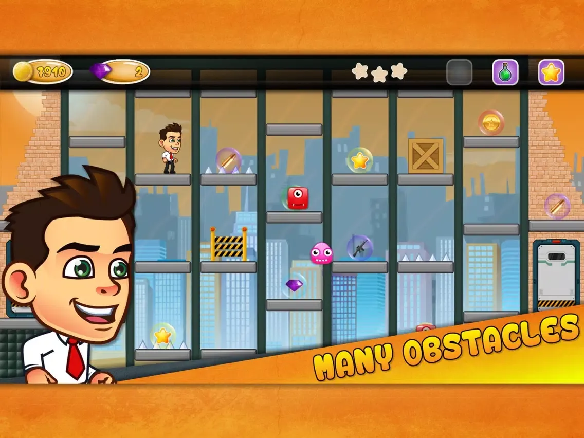 Elevator Jungle - Blaze your trail iPad  스크린샷