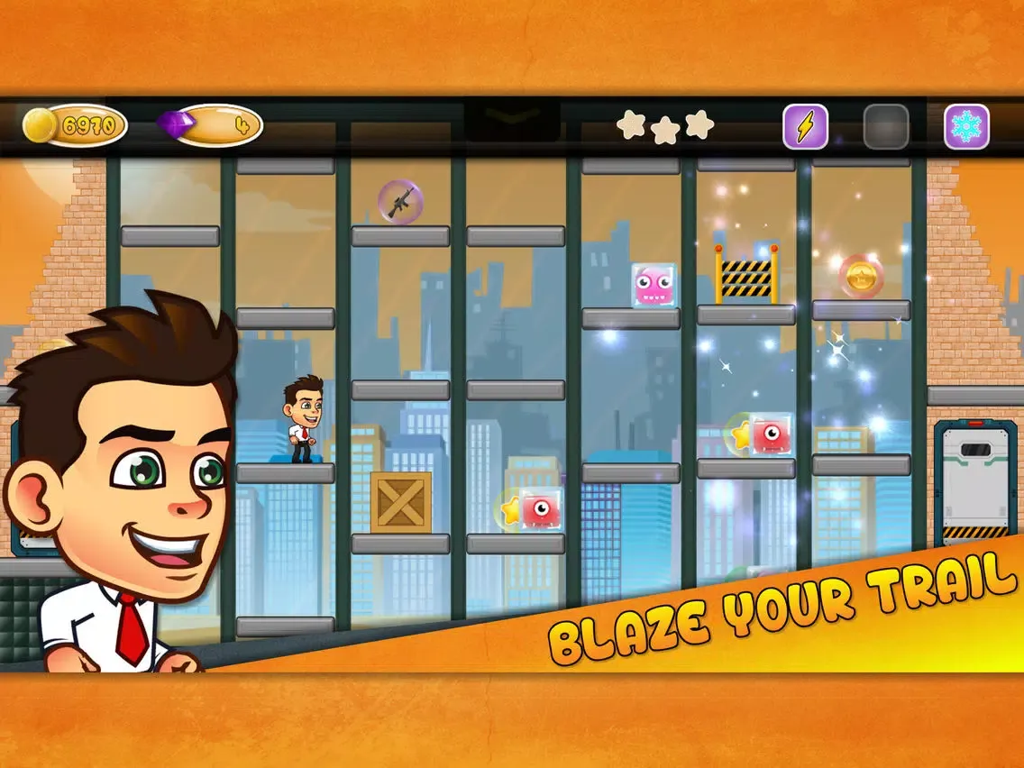 Elevator Jungle - Blaze your trail iPad  스크린샷