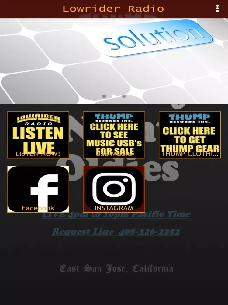 Tangkapan skrin Lowrider Radio iPad 