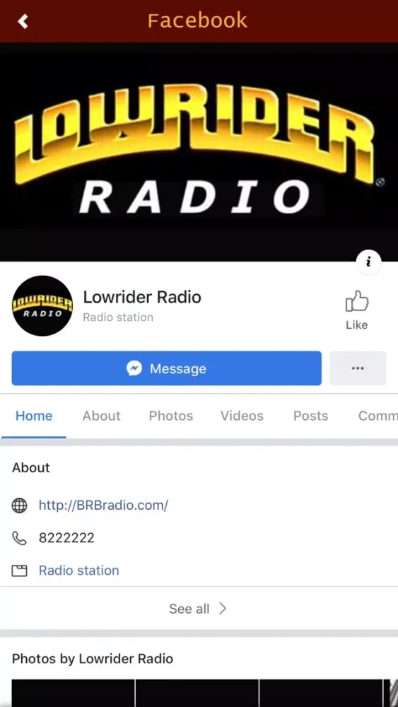 Tangkapan skrin Lowrider Radio