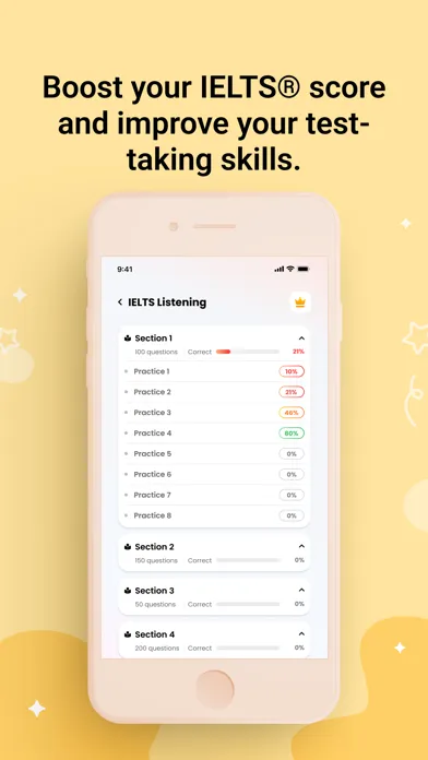 Capturas de pantalla de IELTS® Test Pro