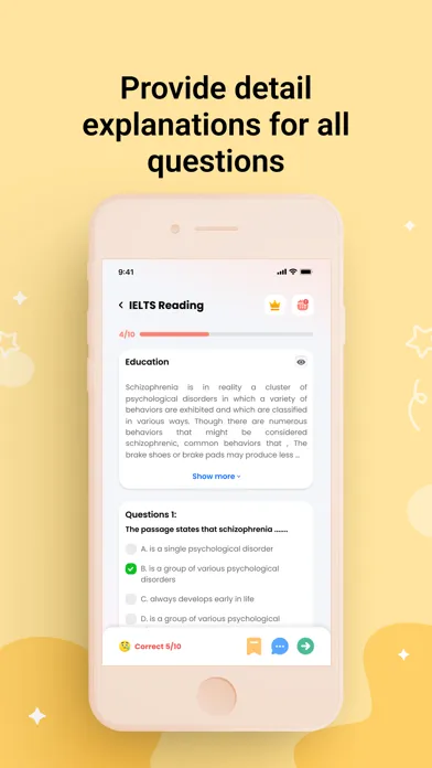 Capturas de pantalla de IELTS® Test Pro