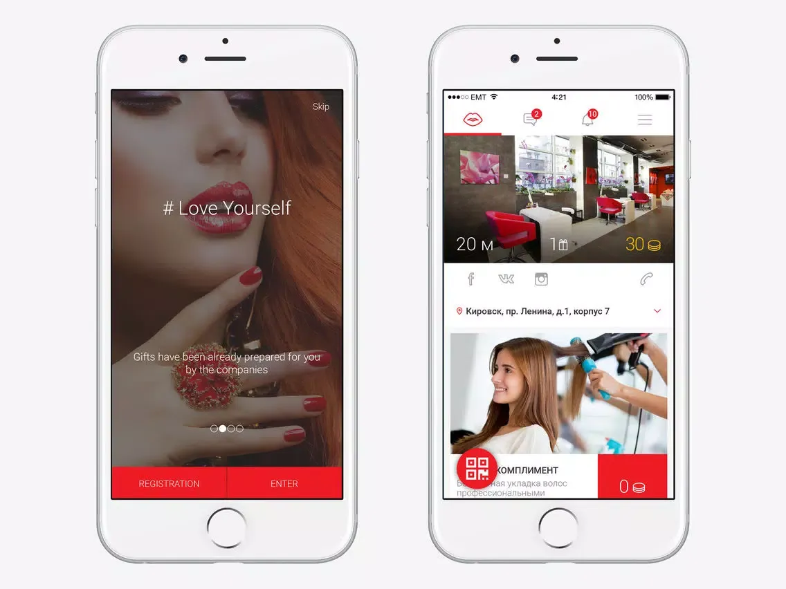Red Line Salon iPad  स्क्रीनशॉट