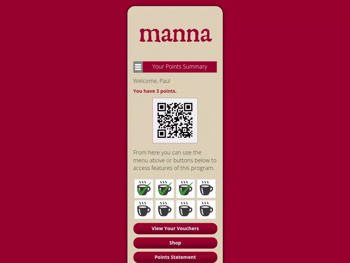 Capturas de pantalla de Manna Cafe iPad 