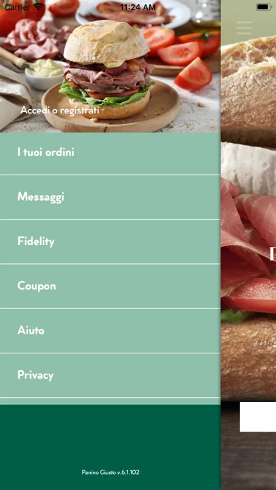 ภาพหน้าจอของ MY Panino Giusto