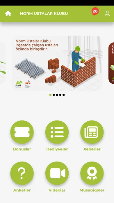 NORM Ustalar Klubu Ekran Görüntüleri