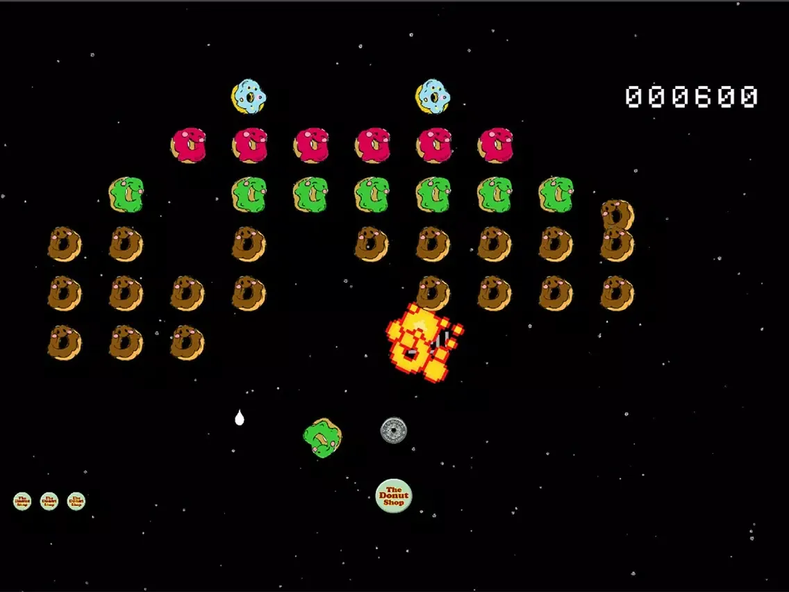 Donut Invaders iPad  Screenshots