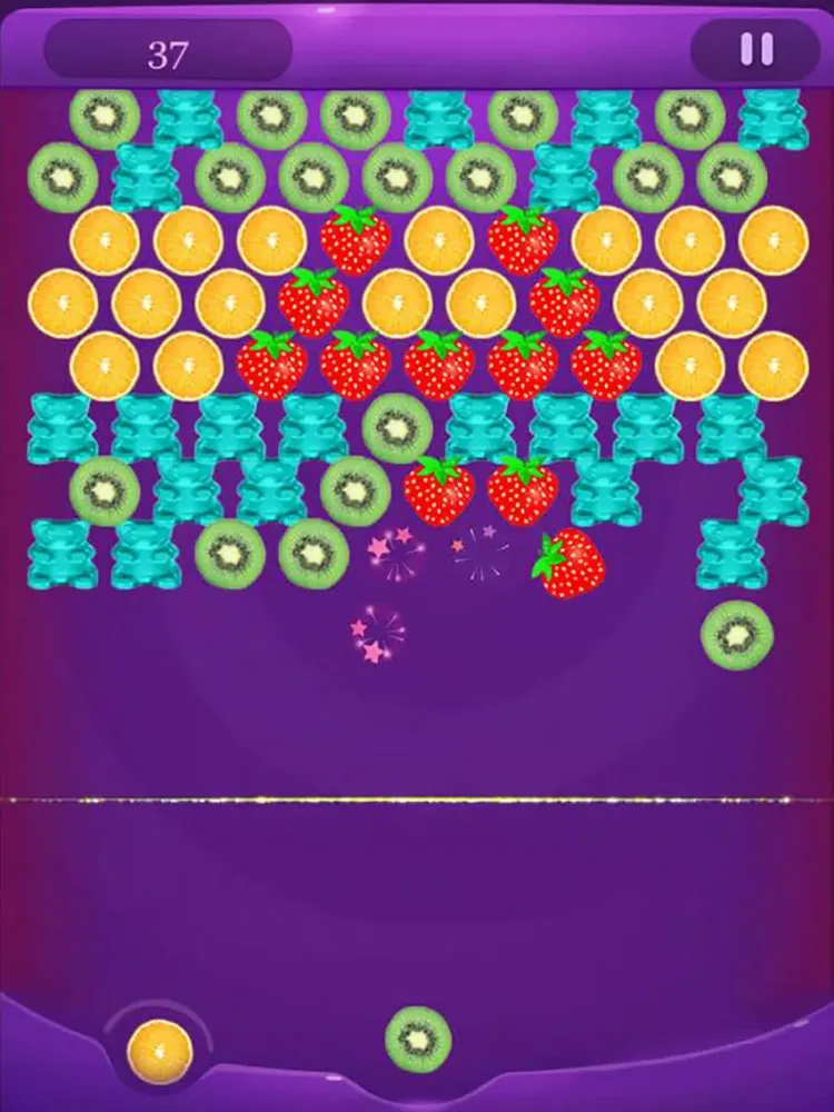 ภาพหน้าจอของ Froyo Pop Mania iPad 