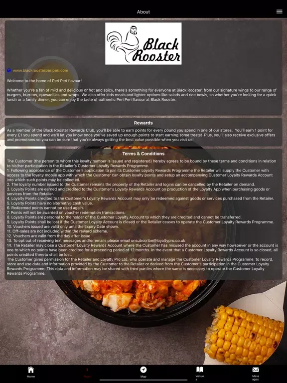Black Rooster Peri Peri iPad  スクリーンショット