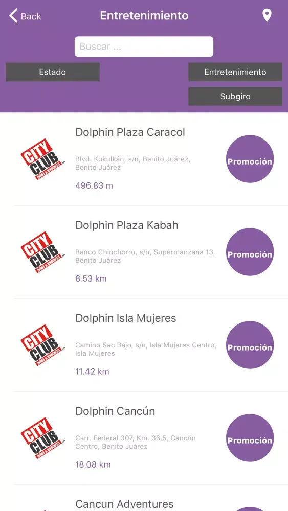 Capturas de tela do CITY CLUB PREMIA