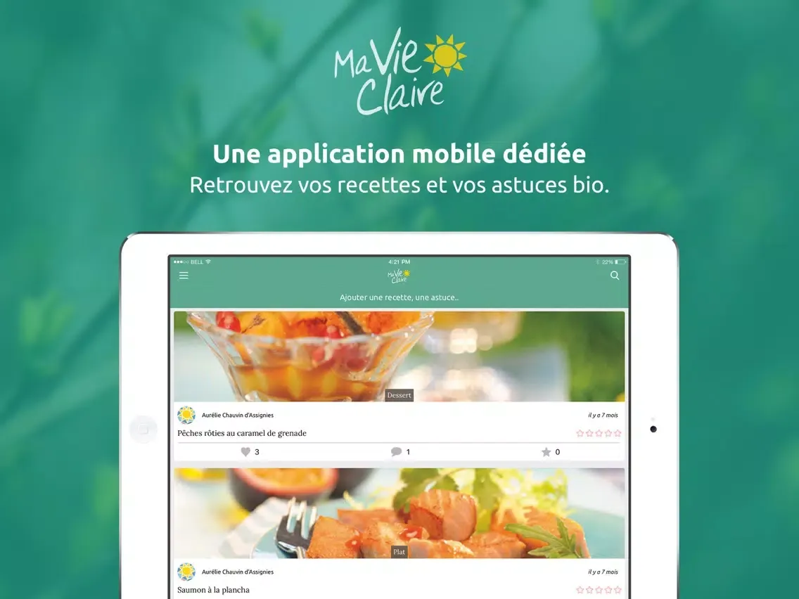 Ma Vie Claire iPad  স্ক্রিনশট
