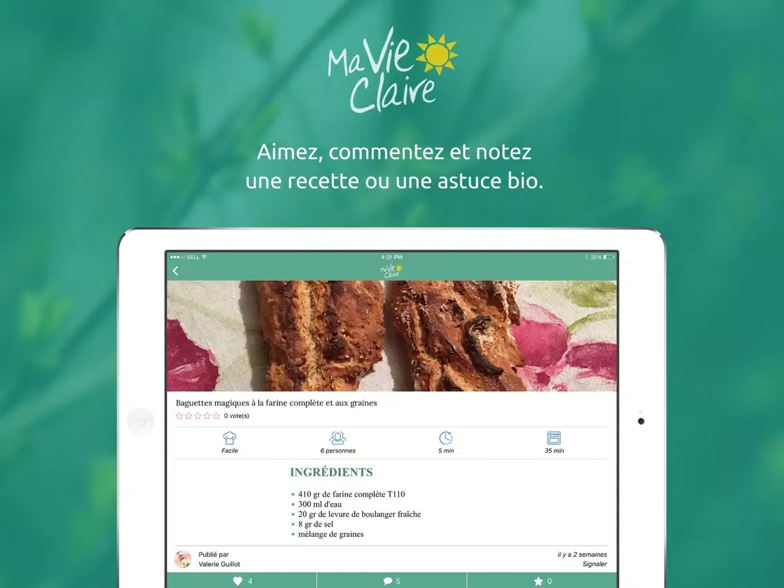 Ma Vie Claire iPad  স্ক্রিনশট