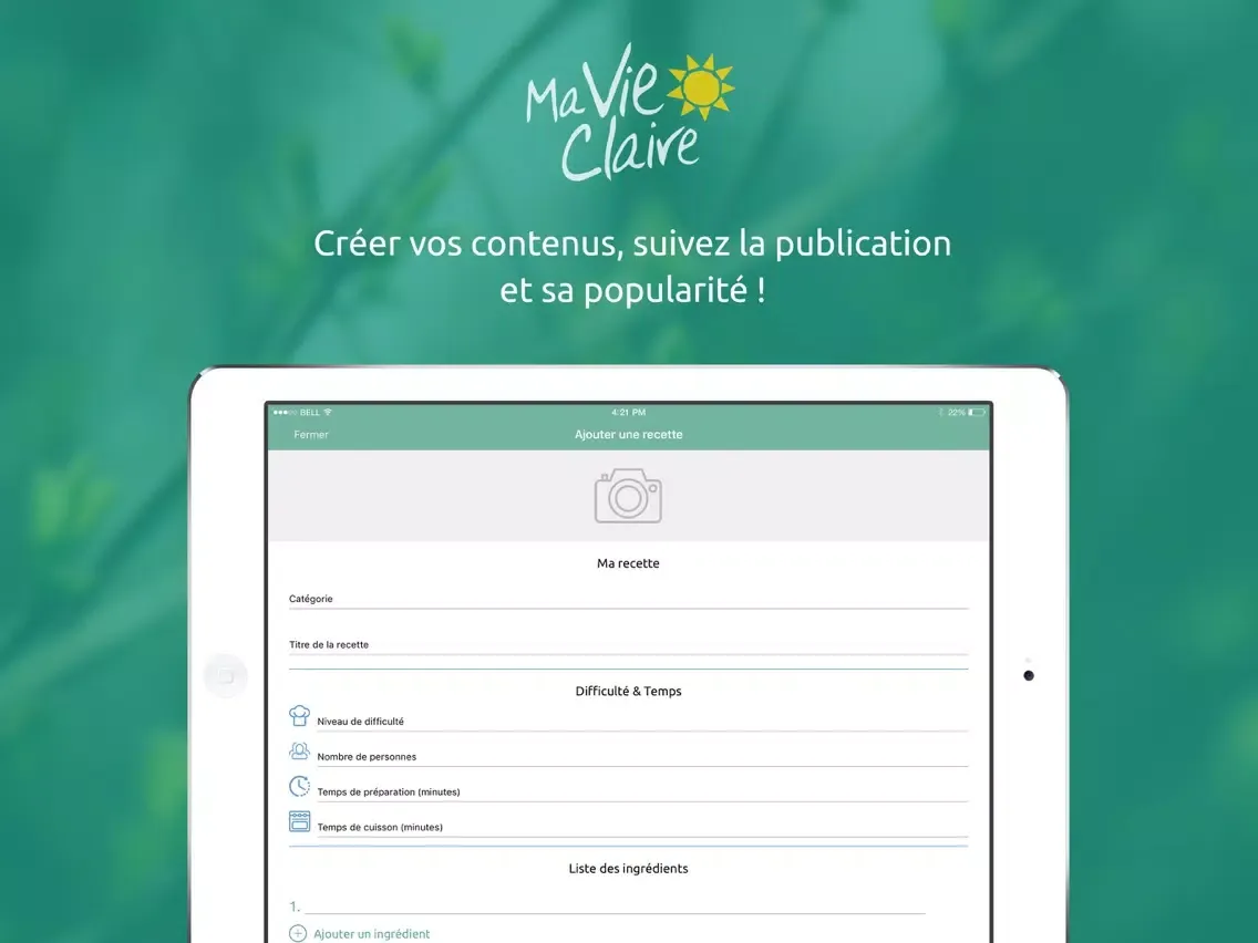 Ma Vie Claire iPad  স্ক্রিনশট
