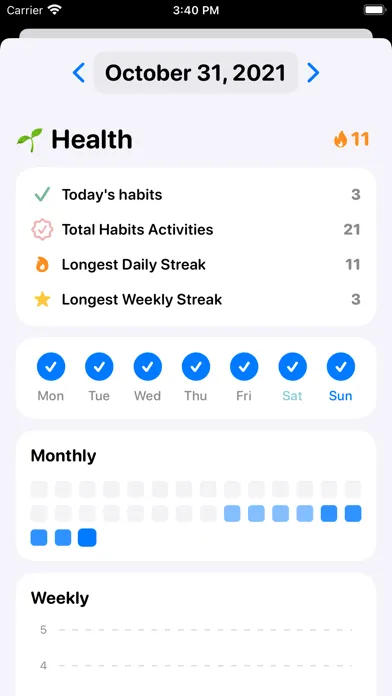 66 Days - Habit Tracker应用截图