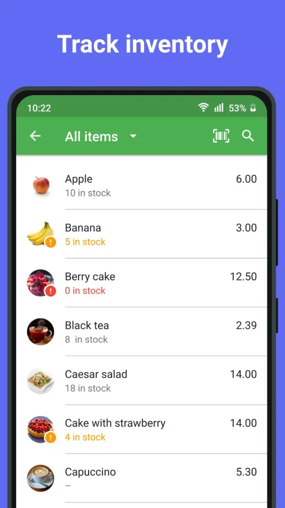 Capturas de pantalla de Loyverse POS - Point of Sale