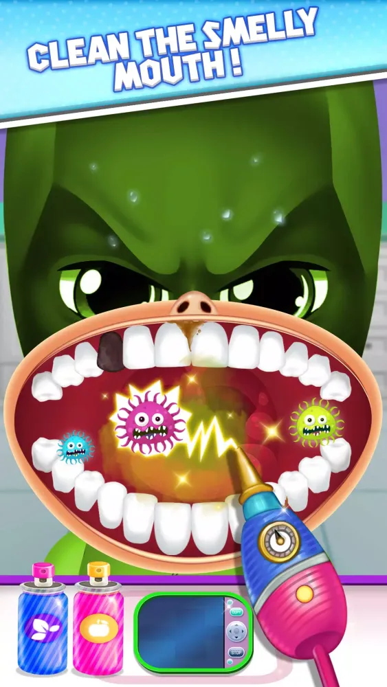 Tangkapan skrin Superhero Dentist Doctor Games
