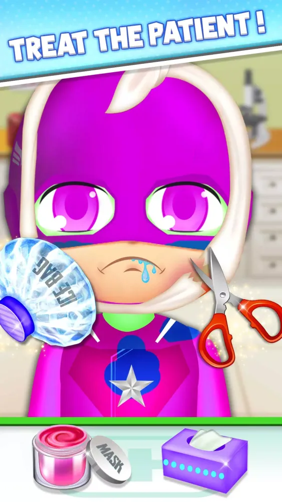 Tangkapan skrin Superhero Dentist Doctor Games