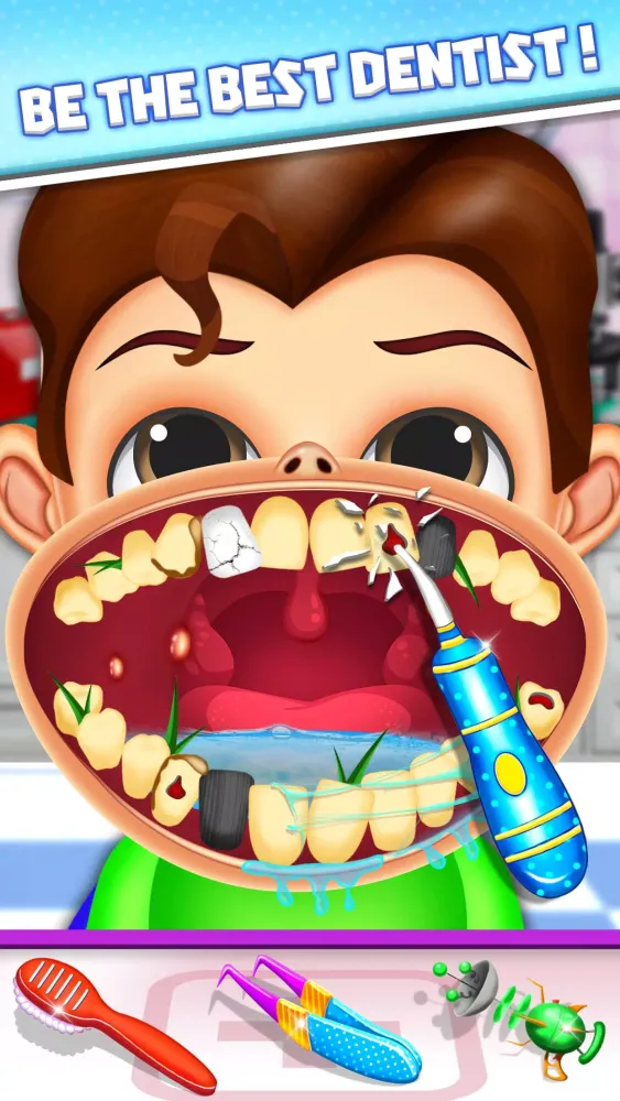 Tangkapan skrin Superhero Dentist Doctor Games