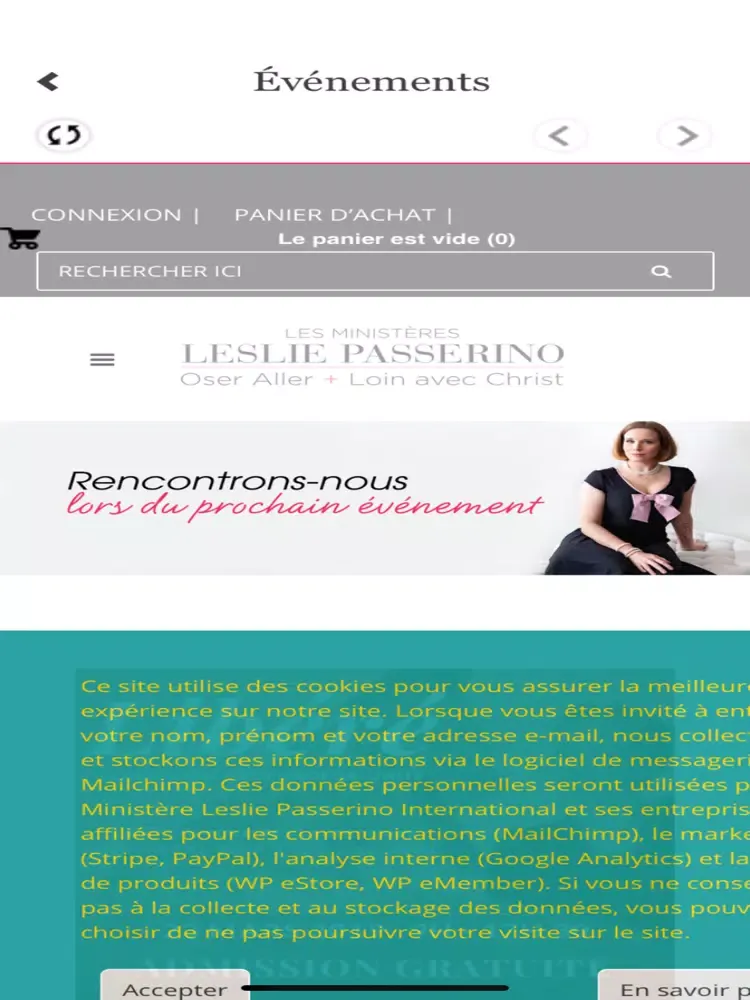Leslie Passerino iPad  Screenshots