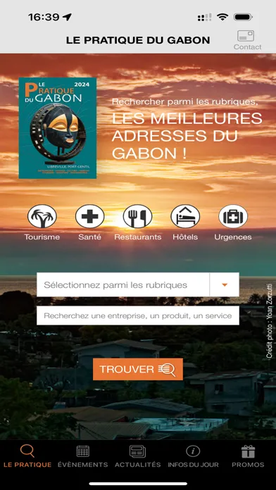 Ảnh chụp màn hình của Le Pratique du Gabon