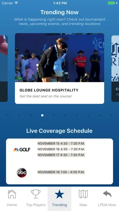 LPGA's Fan Experience स्क्रीनशॉट