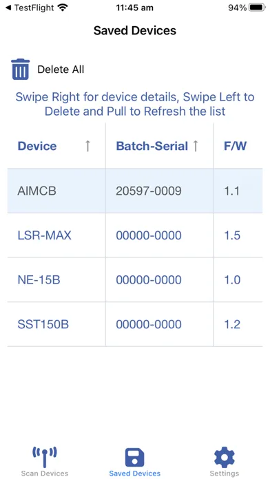 ภาพหน้าจอของ LPI App