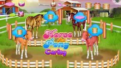 Capturas de pantalla de Horse and pony caring game