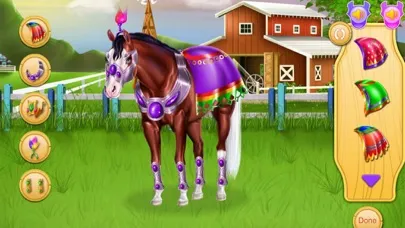 Capturas de pantalla de Horse and pony caring game