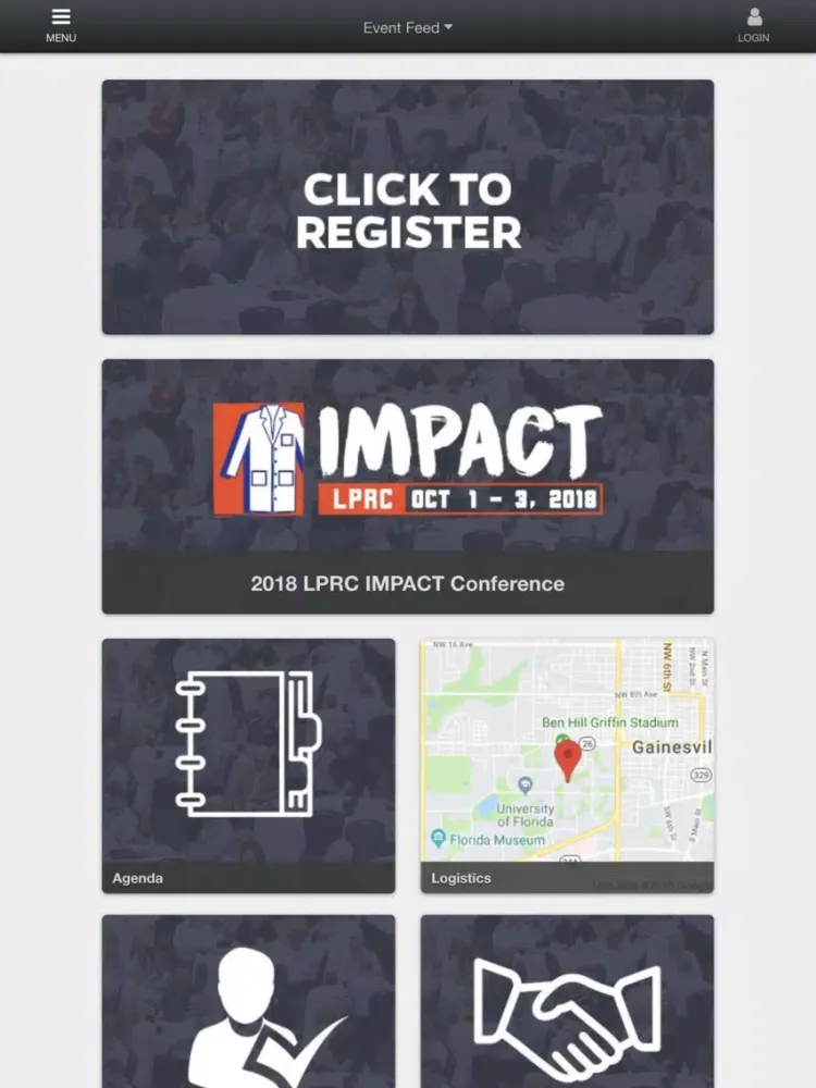 LPRC IMPACT 2018 iPad  سکرین شاٹس