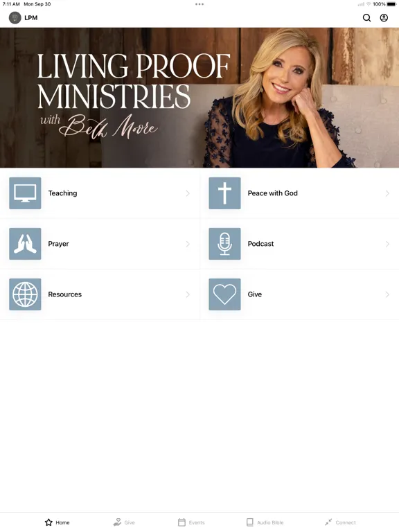 Living Proof with Beth Moore iPad  스크린샷
