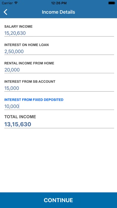 Zrzuty ekranu Income Tax Calculator - India