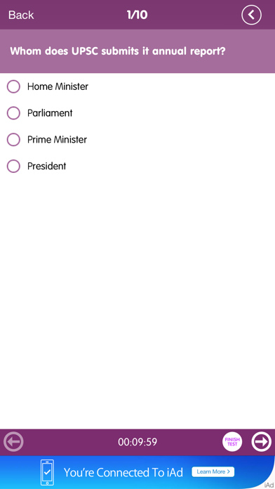 Captures d'écran de Exam Guide : GK Quiz