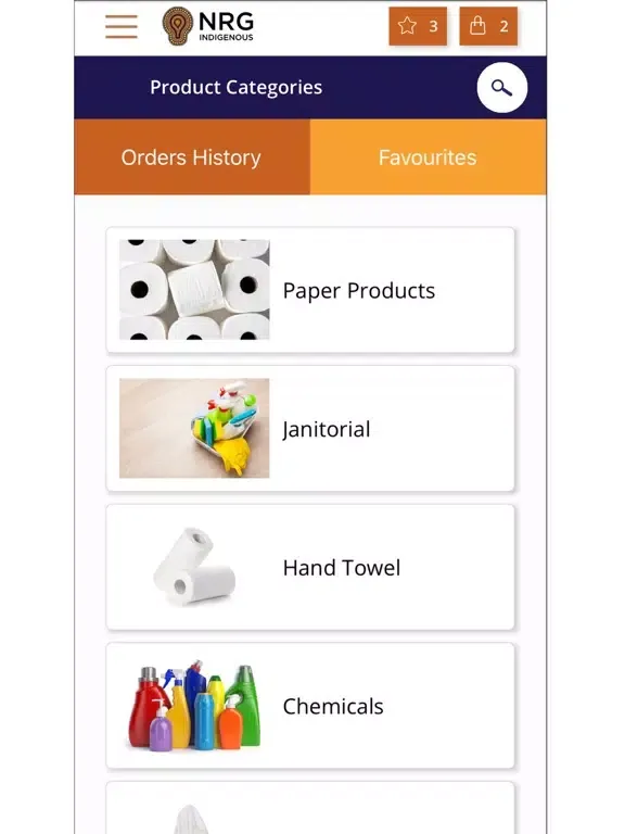 Tangkapan layar NRG Indigenous iPad 