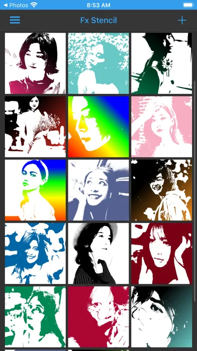 Capturas de pantalla de Fx Stencil