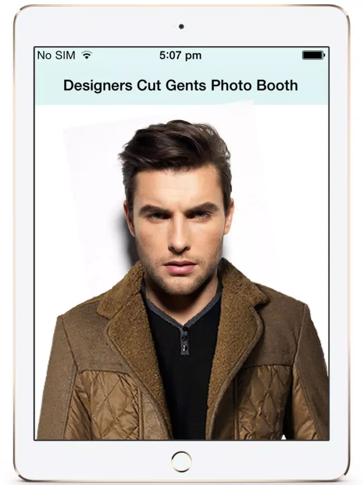 Designer Cut Gents Photo Booth iPad 應用截圖