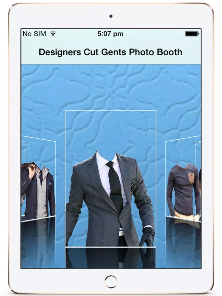 Designer Cut Gents Photo Booth iPad 應用截圖