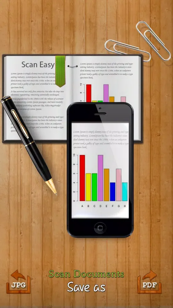 Captures d'écran de Camera Scanner app - Portable Camera Scanner app for instant multi-page document scan !