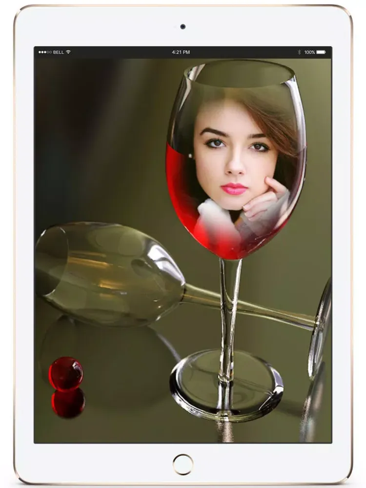 Glass and Bottle Photo Frames iPad  Ekran Görüntüleri