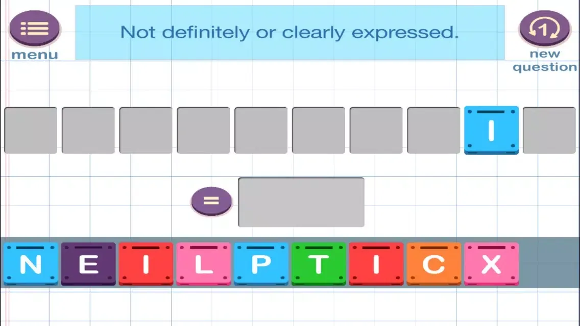 Capturas de tela do One Word Substitution - Learn with Fun