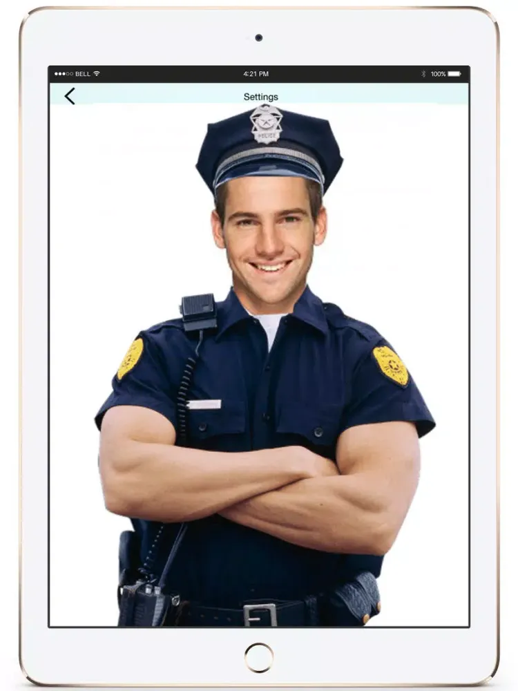 Police Suit Photo Maker iPad  Screenshots