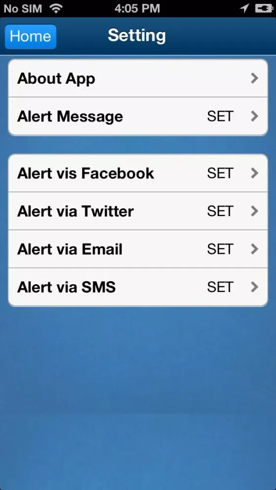 SOS Emergency Messaging - The one click help button ! スクリーンショット