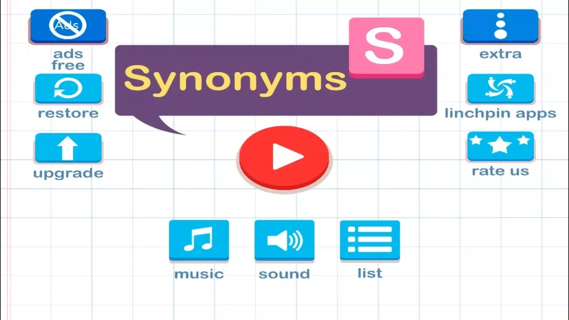 Zrzuty ekranu Synonyms-Learn with Fun