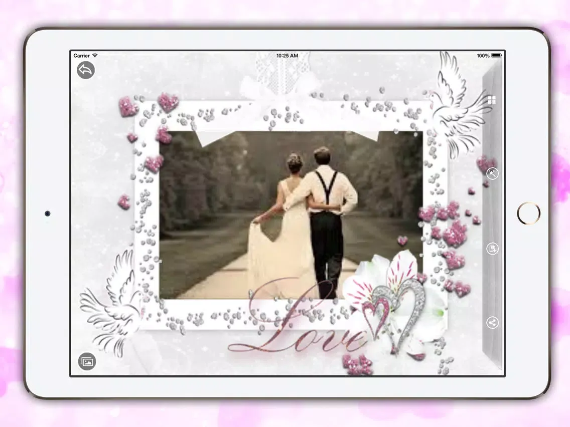 Screenshot di Wedding HD Photo Frames iPad 