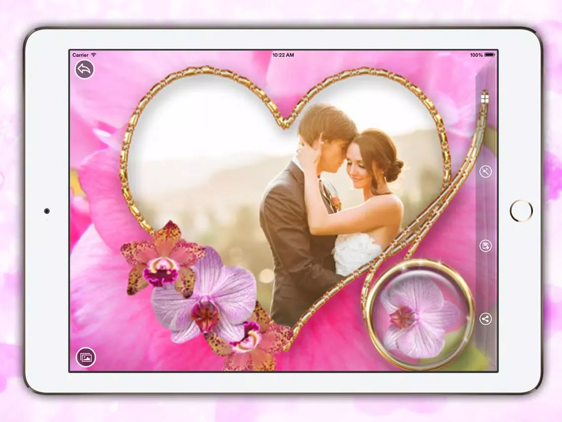 Screenshot di Wedding HD Photo Frames iPad 